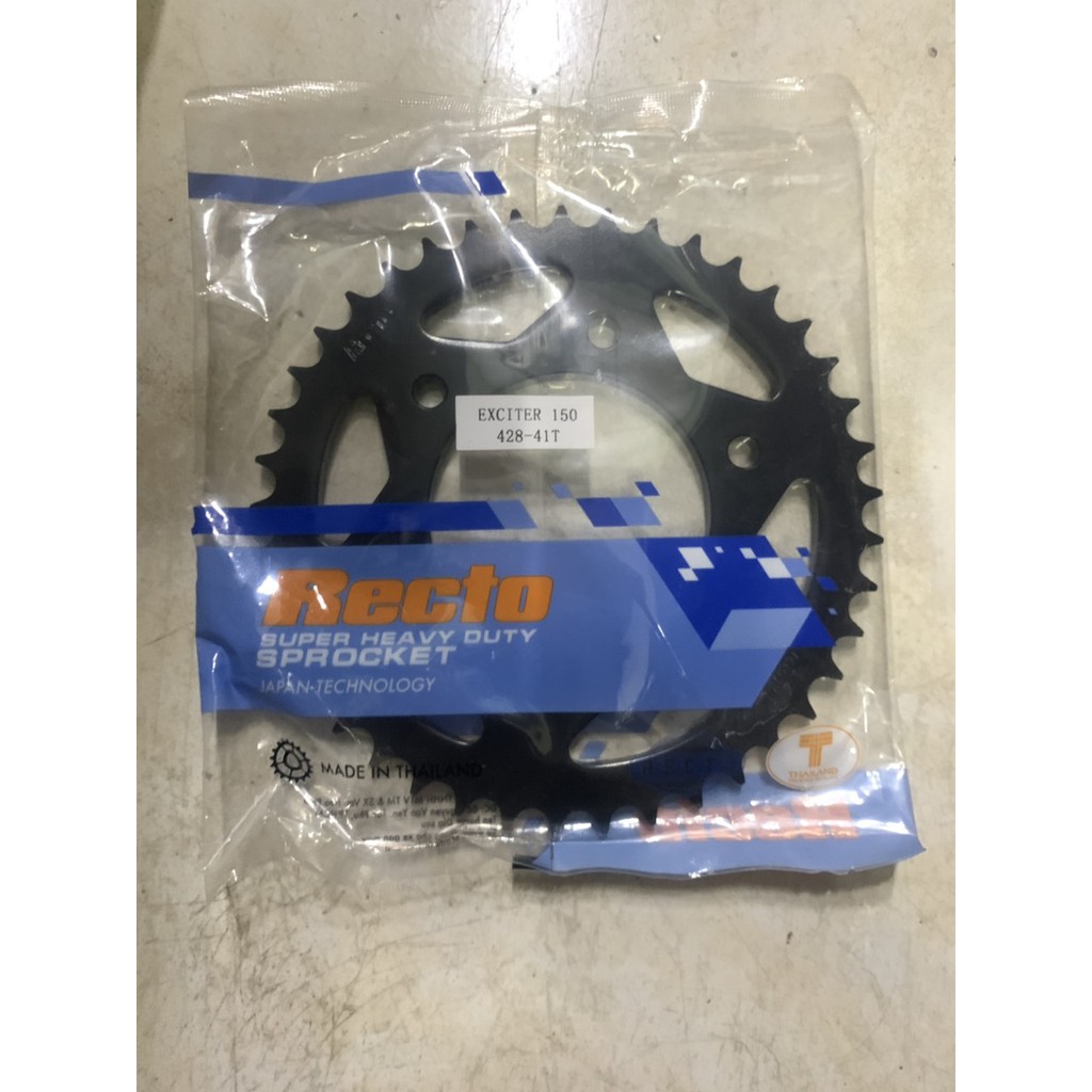 Dĩa tải 41 T xe exciter 150 hiệu recto