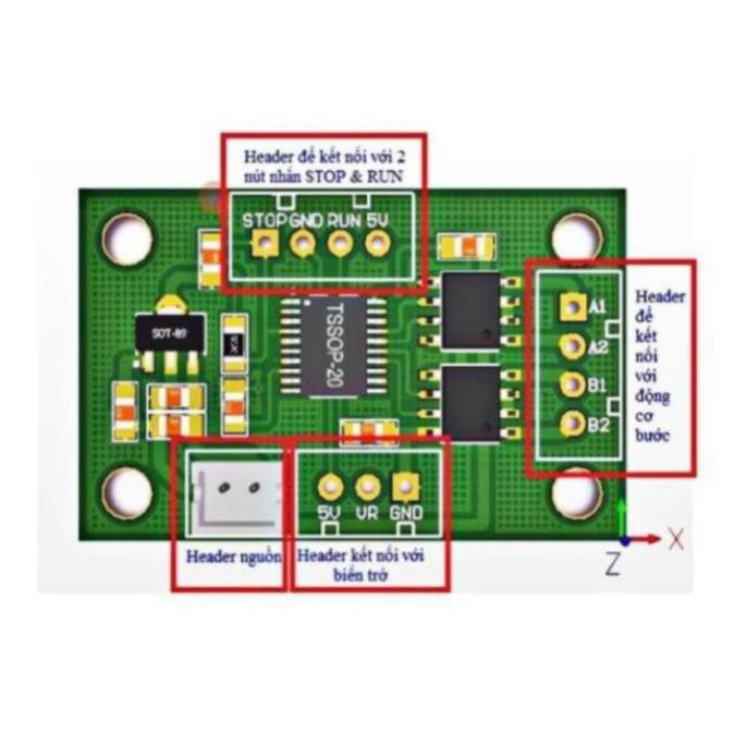 Mạch Driver Step Motor V1.0, Điều Khiển Động Cơ Bước