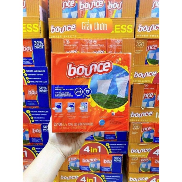 giấy thơm Bounce 160 tờ