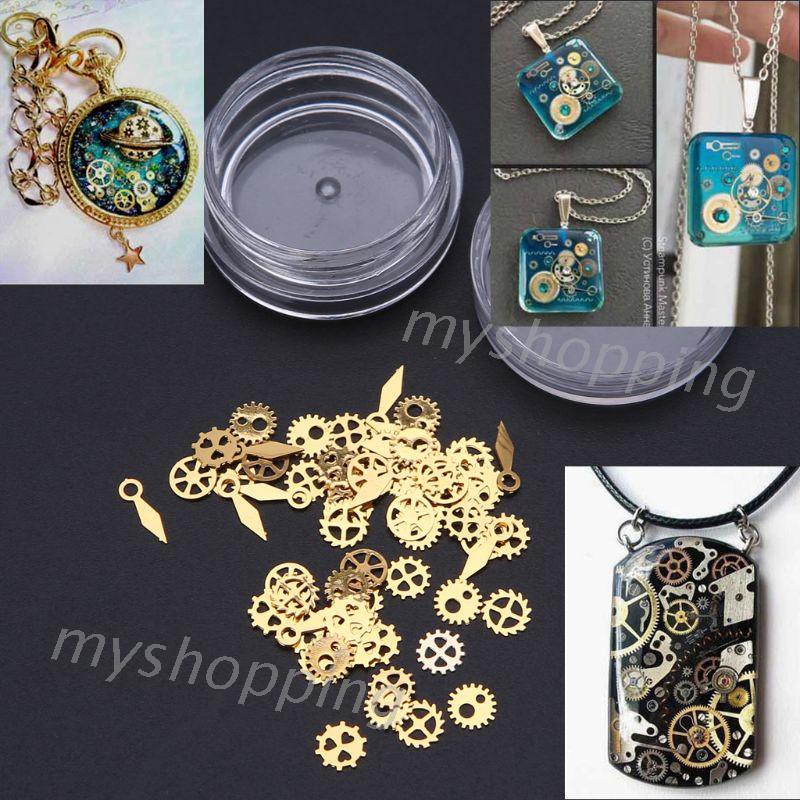 Set 60 Chi Tiết Bánh Răng Đồng Hồ Trang Trí