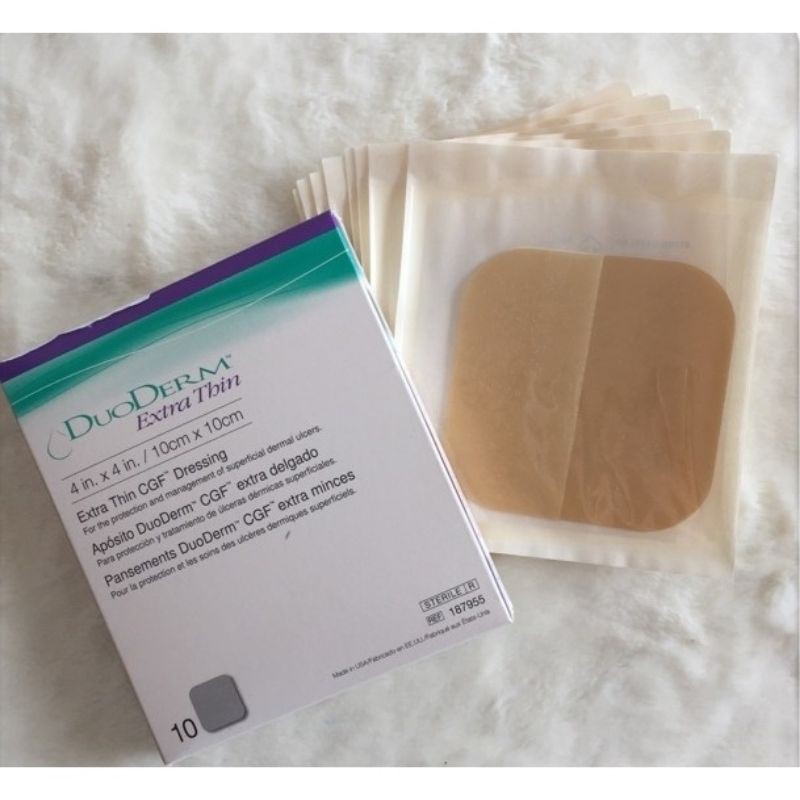 Miếng dán mụn, chống loét DuoDerm Extra thin (10 x 10cm) - loại mỏng