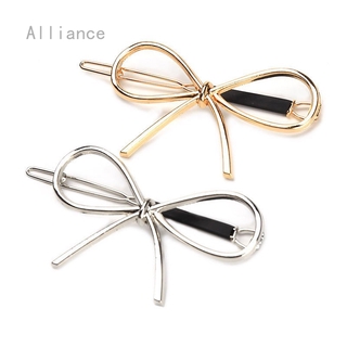 Alliance Kẹp tóc khung nơ đơn giản thời trang cho nữ