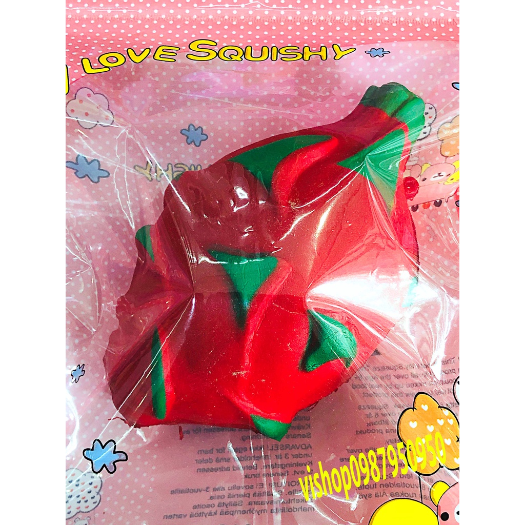 Squishy Lớn JUMBO Hình QUẢ THANH LONG Đồ Chơi Xốp Giảm Stress Hình mềm mịn dễ Thương đàn hồi Cho Bé