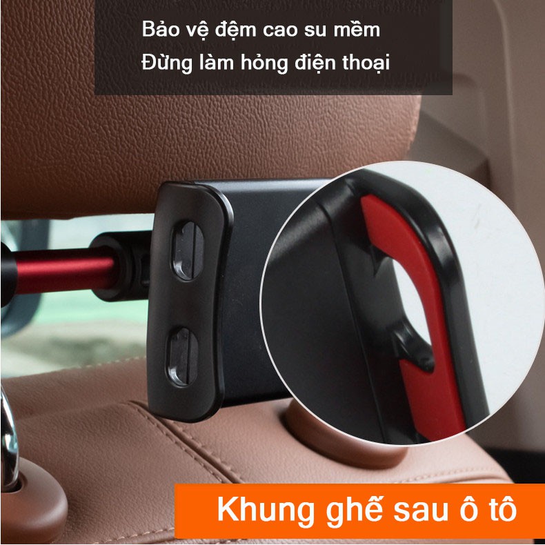Car seat multi-functional cell phone holder ipad tablet bracket Car seat back frame