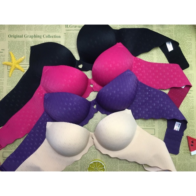 Áo lót su không gọng bàn tay nâng ngực nâng ngực đầy đặn MS2355