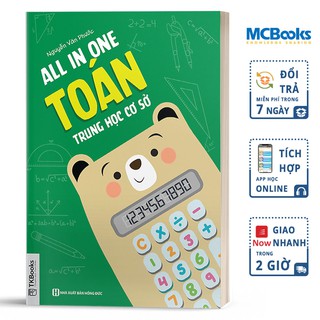 Sách Combo All In One Cấp THCS Môn Toán Hóa Sinh