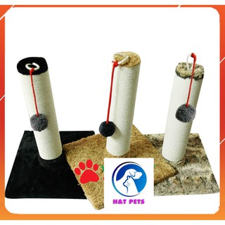 TRỤ CÀO MÓNG (CATTREE) HÌNH VUÔNG BẰNG GỖ CHO MÈO