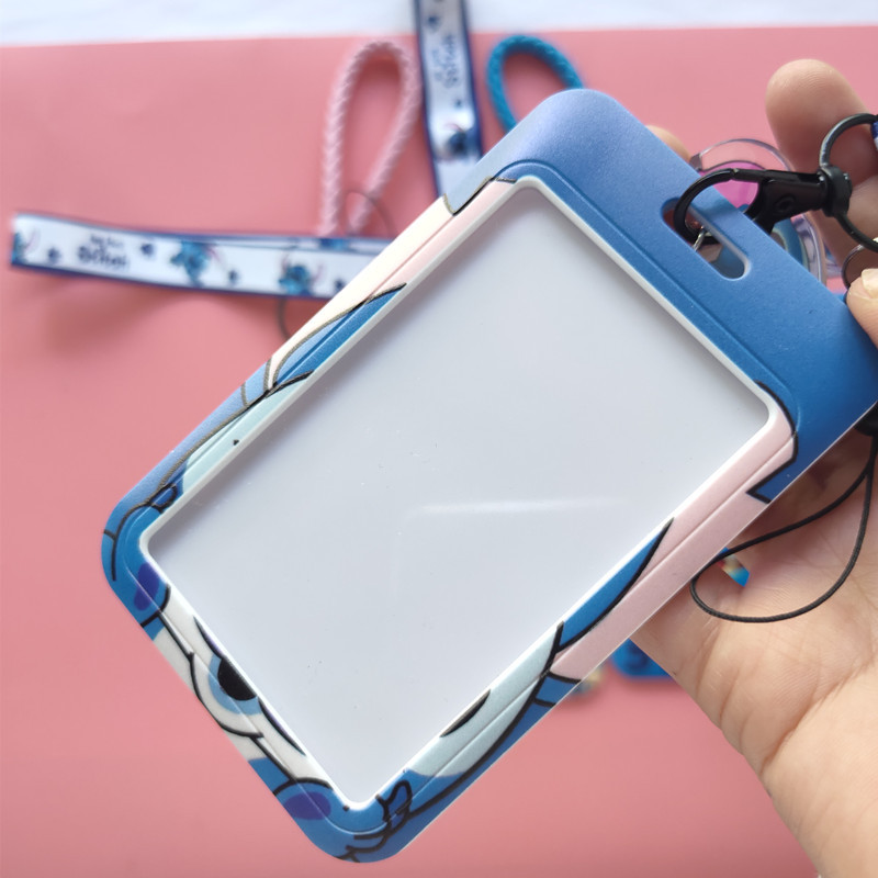 Ví Đựng Thẻ Hình Stitch Disney Lilo & Stitch Ezlink Dễ Thương Kèm Dây Đeo Và Móc Khóa