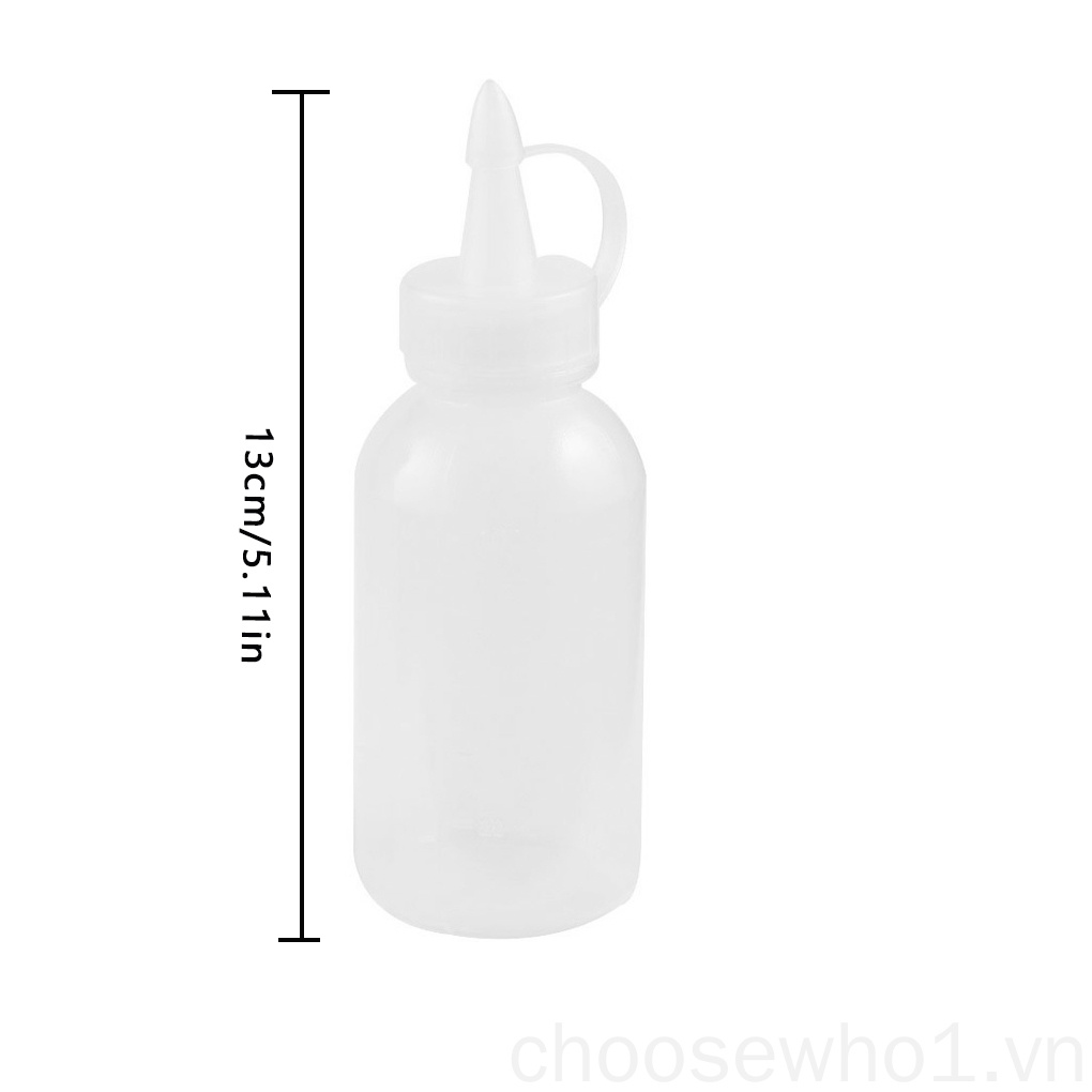 Chai nhựa đựng nước sốt/ dầu ăn 100ml cho nhà bếp