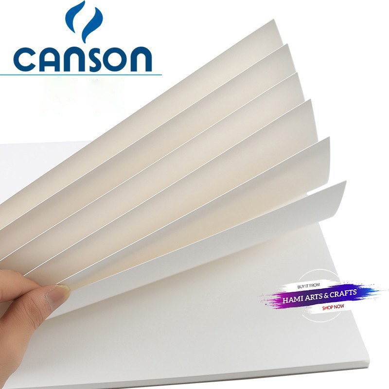 GIẤY CANSON PHÁP VẼ MÀU NƯỚC 180GSM A3/A4