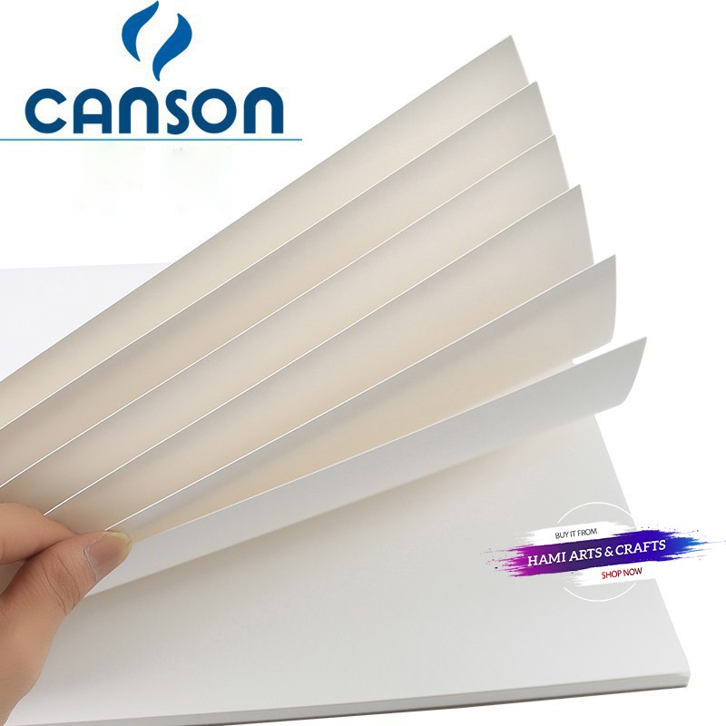 GIẤY CANSON PHÁP VẼ MÀU NƯỚC 180GSM A3/A4