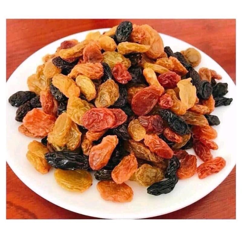 [Giá Hủy Diệt] Nho Khô Mỹ Golden Sunview Raisins, Nho Khô Vàng, Nho Kho 3 màu, Không Hạt Làm Quà Tết 500gr