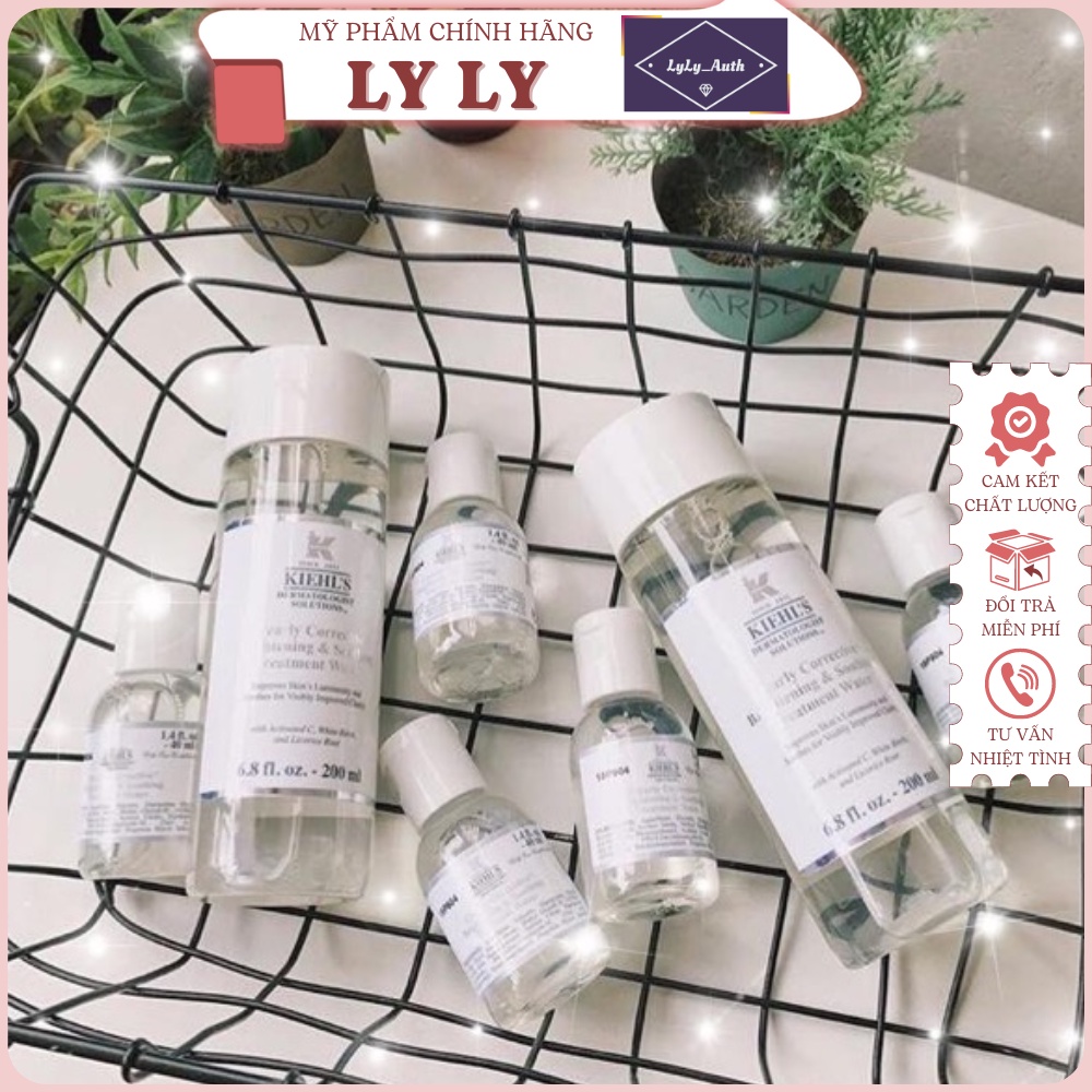 Nước thần làm trắng sáng da ⚡ CAO CẤP ⚡ Tinh chất Clearly Corective Brightening & Soothing Treatment Water Kiehl's 40ml