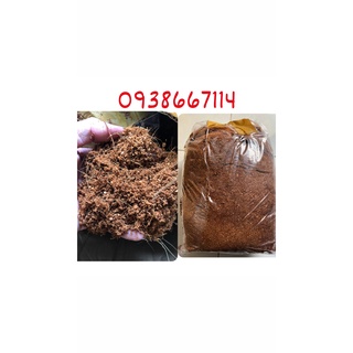 Mùn xơ dừa giá thể trồng cây, mùn dừa trồng rau, cám mụn sơ dừa ươm hạt giống. 1kg cám dừa để trồng cây bắt mồi.