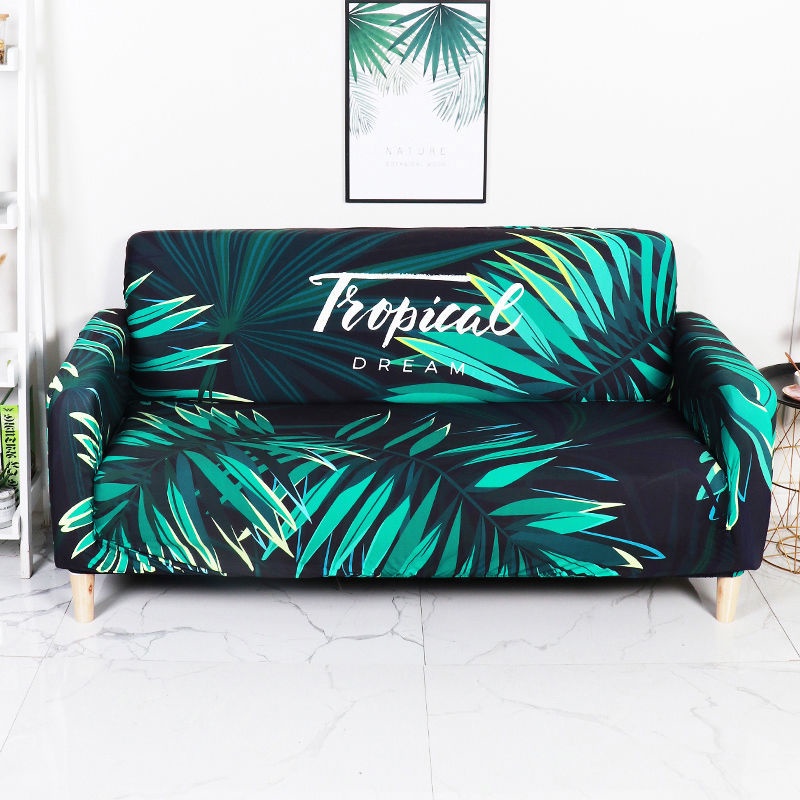 Vỏ Bọc Ghế Sofa Co Giãn Chống Bụi In Họa Tiết Hoạt Hình Thông Dụng Cho 1-4 Người
