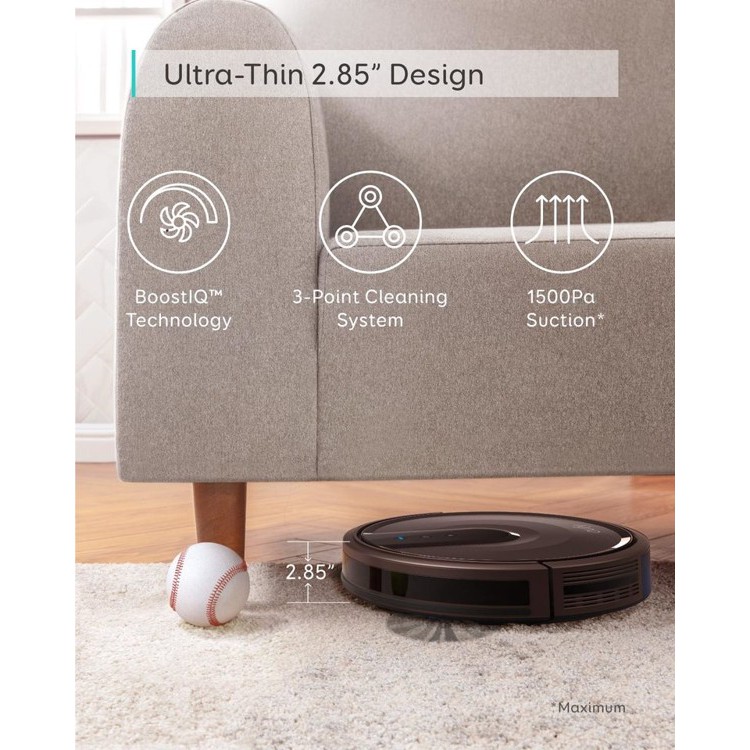 Robot hút bụi Eufy RoboVac 15T [Phân phối chính hãng, bảo hành 1 NĂM]