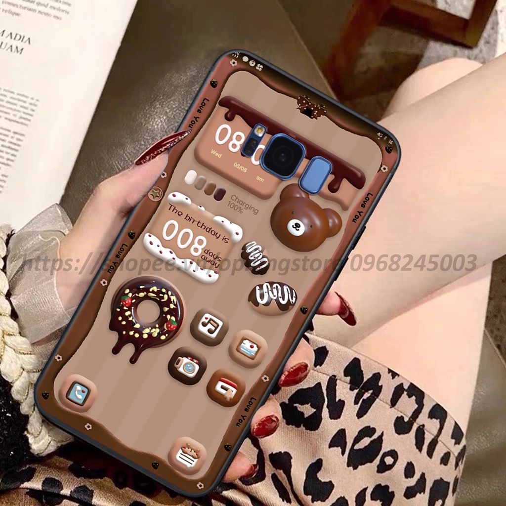 Ốp lưng samsung S8/ S8 Plus/ S8+ in hình 3D gấu,thỏ cute dễ thương