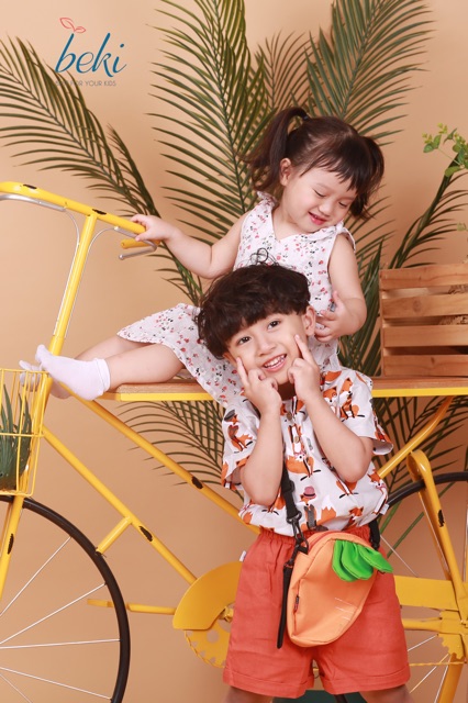 [BEKIKMTT - GIẢM 10K] Set bé trai hình cáo Beki