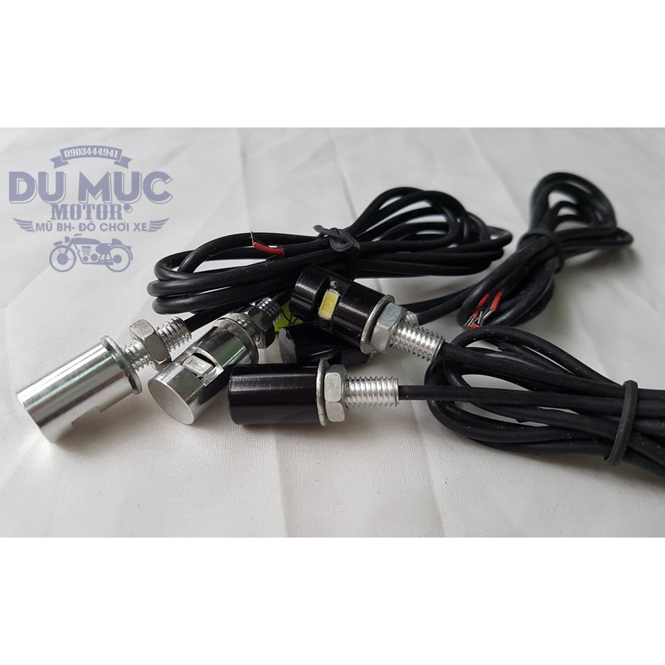 xi nhan LED mini gắn xe máy - xe điện (1 chiếc)