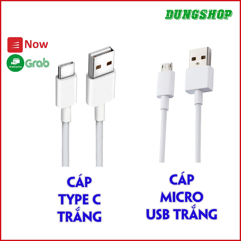 Cáp Sạc Type C / Micro USB - Dài 1 mét / 2 mét