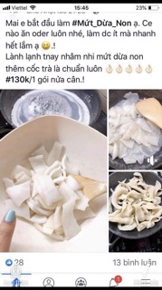 Mứt dừa non chuẩn vị Bến Tre