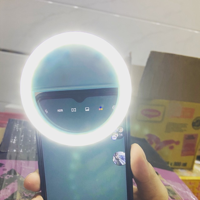 đèn led siêu sáng gắn điện thoại ( Loại 1)_đèn selfie_dụng cụ mi_keo nối mi_uốn mi_mi khay_mi fan_THÚY HÀ