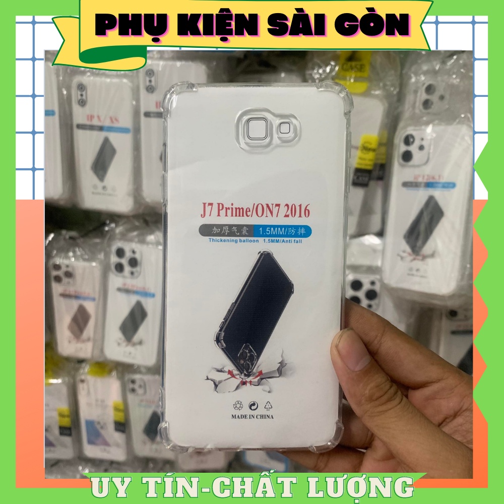 Ốp Lưng Samsung J7 Prime Dẻo Trong Suốt Chống Sốc Có Gù Bảo Vệ 4 Gốc