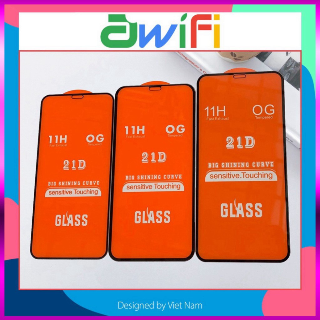 [Freeship] [Giá Tận Gốc Kính cường lực Full màn 21D 6/6s/6plus/6s plus/7/8/7plus/8plus/x/xs/xs max/1