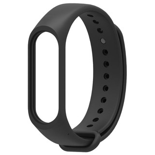 Combo Vòng thay thế silicon & dán màn hình cho Xiaomi Miband 3 || Miband 4 (Màu Đen)