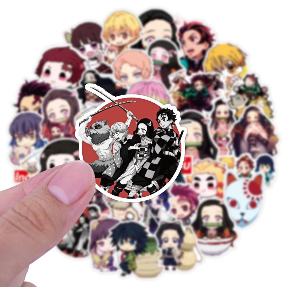 .Sticker Dán Trang Trí Sổ Tay Hình Anime Nhật Bản