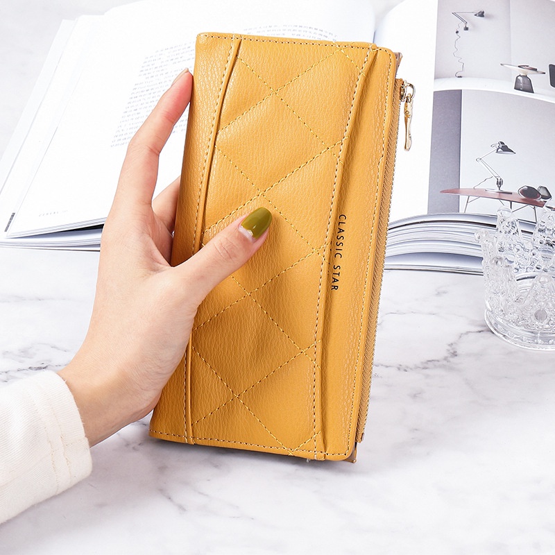 Ví Da Dài Thời Trang Xinh Xắn Dành Cho Nữ