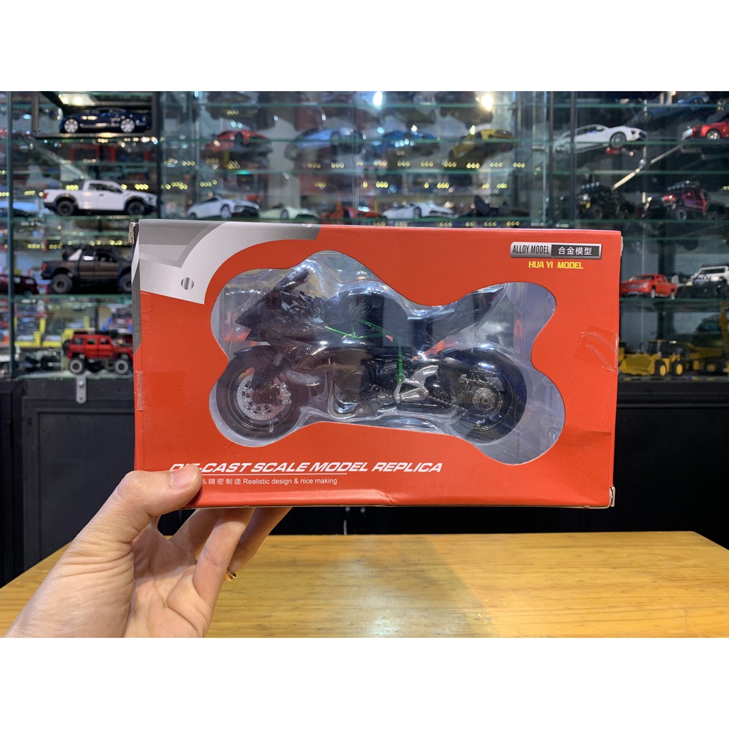 Mô hình xe mô tô Kawasaki H2R tỉ lệ 1:12 của hãng ALLOY