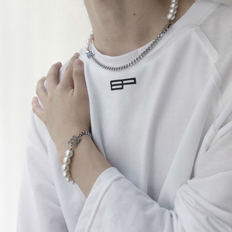 Vòng Tay Đính Ngọc Trai Nhân Tạo Phong Cách Hàn Quốc