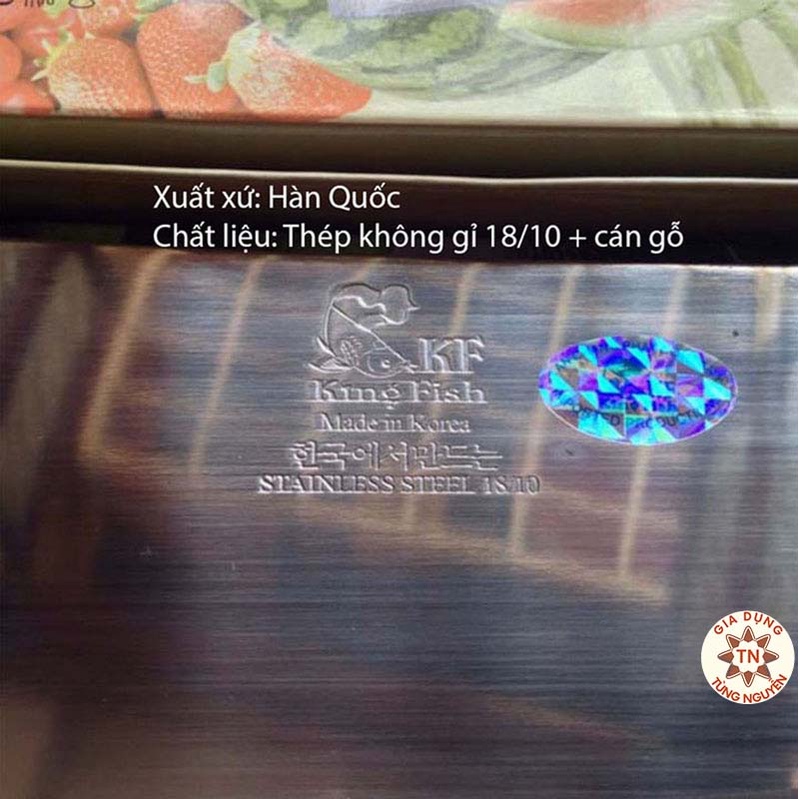 Dao chặt xương thịt,,cá,đồ cứng Hàn Quốc King Fish ...thiết kế sang trọng siêu bền [DAO CHẶT]