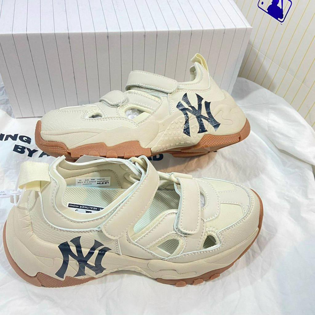 GIÀY SANDAL - MLB Big Ball Chunky Mask New York Yankees- Màu Kem hottrend 2023