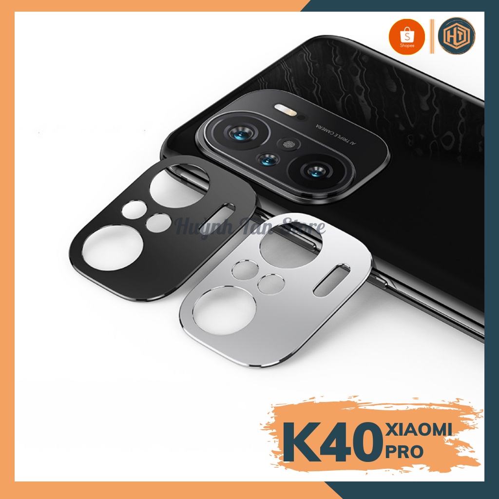 Miếng dán nhôm Camera Xiaomi K40 , K40 Pro , Poco F3 chống trầy xướt, chống va đập, khoét lỗ chi tiết, ảnh nét 100%