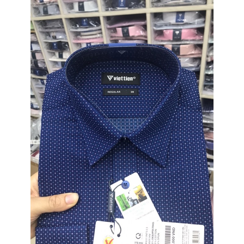 [ Free Ship ] Somi Việt Tiến dài tay vải tre chống nhăn .