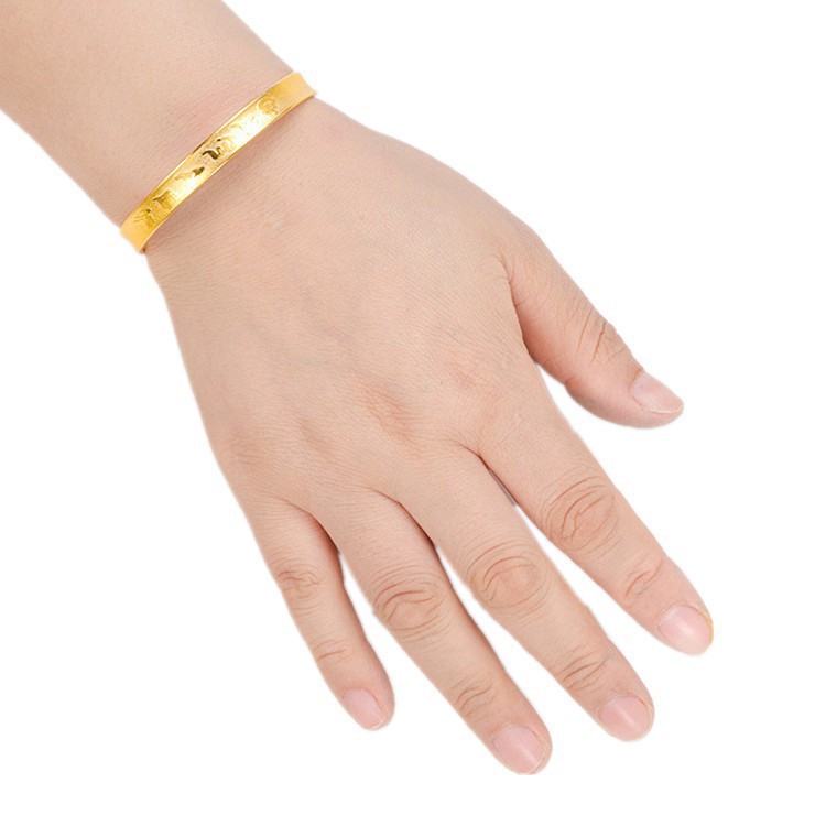 suxinjewelry/Vòng tay Phật giáo Vàng 24K cho nam và nữ