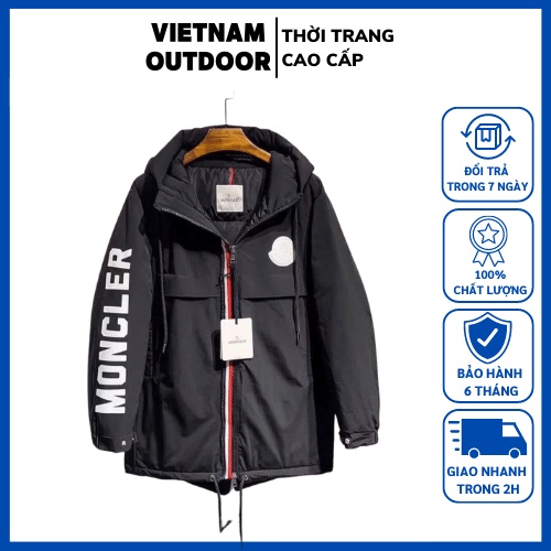 Áo khoác lông vũ nam Moncler HÀNG XỊN XUẤT DƯ Áo phao giữ nhiệt cực ấm - Áo ĐẠI HÀN đi tuyết, đi lạnh