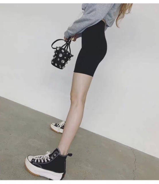 femi.lab quần biker shorts lưng cao chất dày dặn co giãn | BigBuy360 - bigbuy360.vn