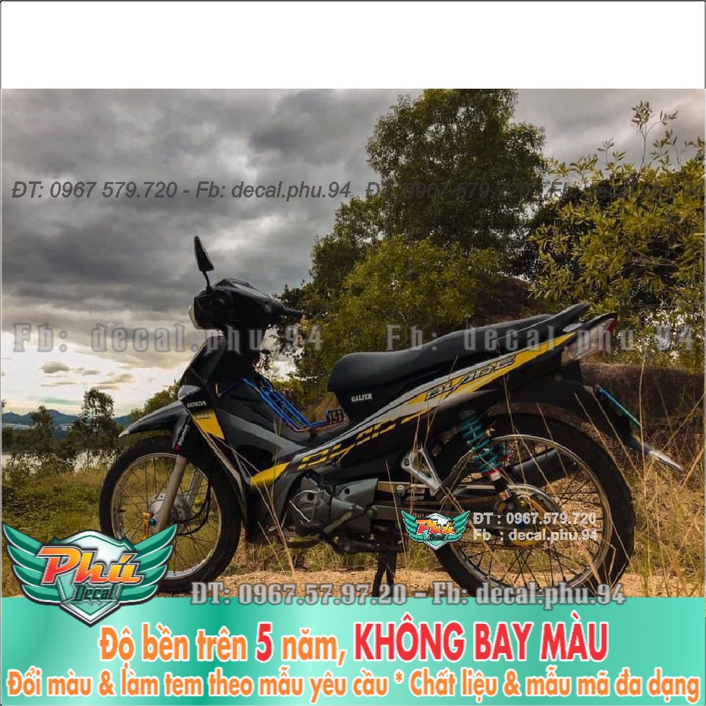 Tem Rời Blade vàng đen (K) -1