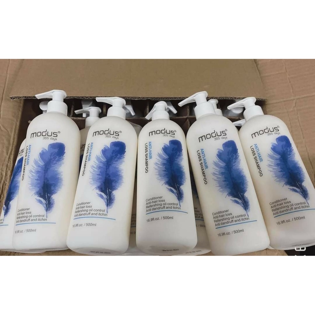 Bộ Dầu Gội Xả Modus Giảm Rụng Mọc Tóc 500ml