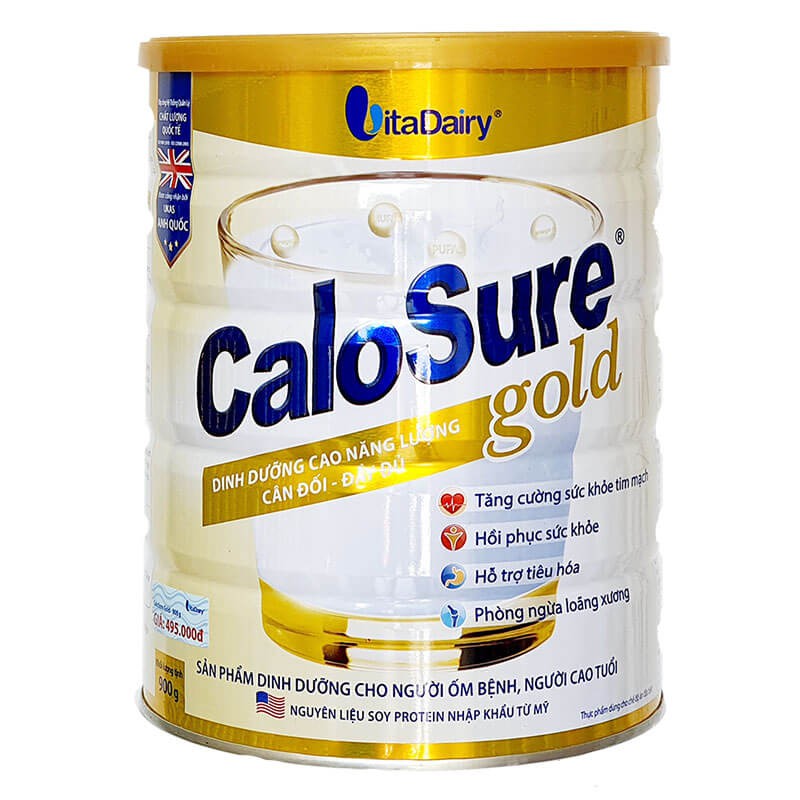 Sữa cao năng lượng👨‍❤️‍💋‍👨Freeship👨‍❤️‍💋‍👨Sữa CaloSure 900g và Calosure Gold 900g (cho người cao tuổi)