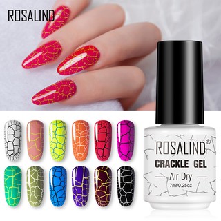 Rosalind Crackle Gel Ba Lan Nứt Sơn Móng Tay Nhanh Khô Móng Tay Nghệ Thuật Gel