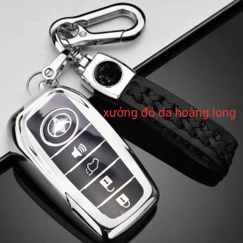 ốp bảo vệ chìa khoá toyota camry  2012 - 2018 Fortuner Hilux  Innova chìa thông minh smartkey