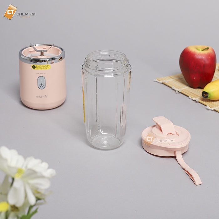 Máy Xay Sinh Tố Cầm Tay Đa Năng -Máy Xay Hoa Quả Mini Sạc Pin Tích Điện -Nhỏ Gọn Tiện Lợi