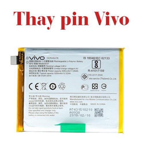 Pin Vivo Y69 xịn bảo hành 6 tháng