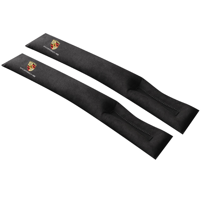Porsche LOGO seatAlcantara material gap plug macan Cayenne Cayman taycan 718 Boxster 911 Panamera car seam leak-proof interior driver's seat trim