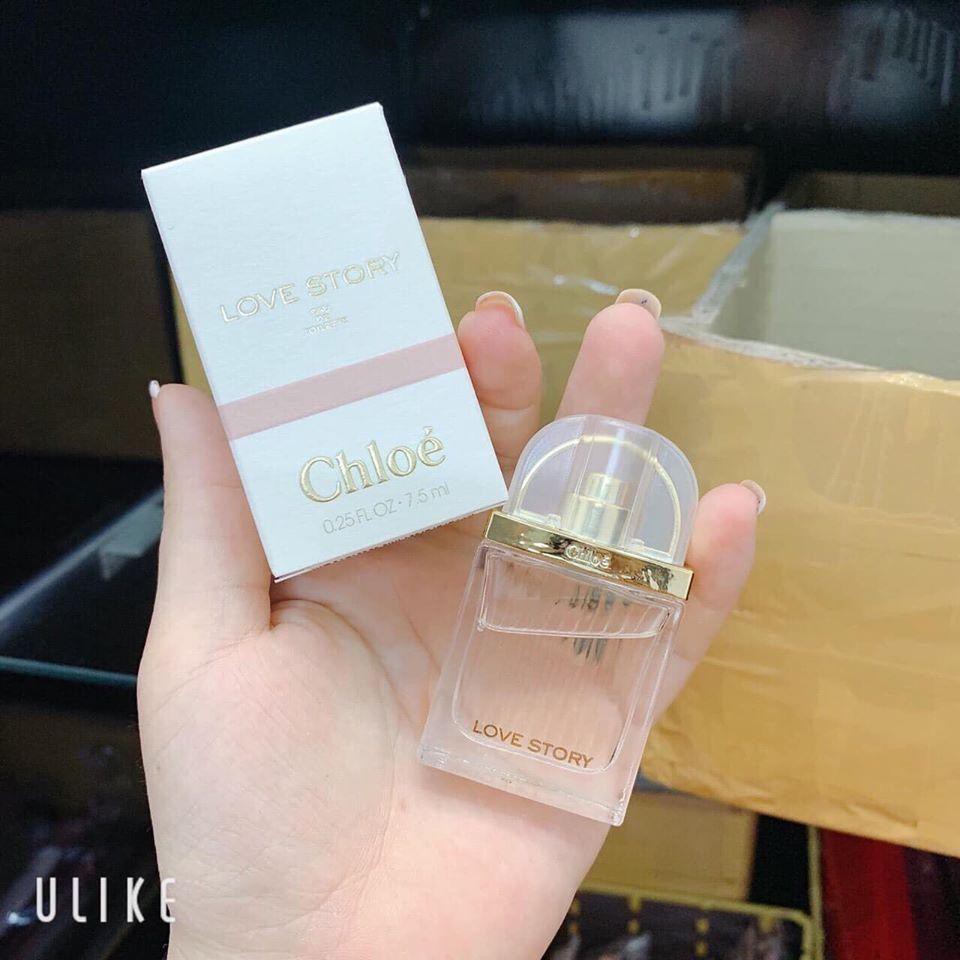 [mini] Nước hoa Chloe Love Story EDT 7ml/Eau Sensuelle EDP 7,5ml