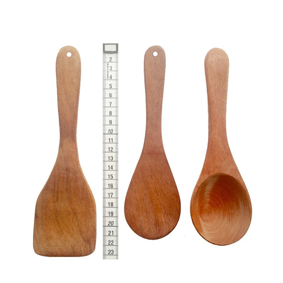 Đồ dùng bàn ăn GỖ KIM GIAO - Tùy chọn ( Mui xào , Vá múc cơm , Muỗng múc canh ) Đồ dùng cao cấp từ gỗ quý Kim Giao